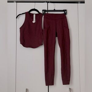 NWOT Lululemon set - tank/leggings (size 4)